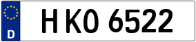 Truck License Plate